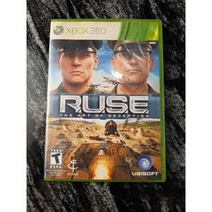 R.U.S.E. The Art Of Deception Microsoft for Xbox 360, 2010‎ with the Manual